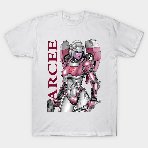 Transformer Arcee T-Shirt by emilcabaltierra